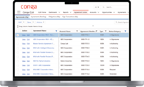 Contract Lifecycle Management: Detailed Features - Conga